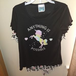 Girls tees 2pc xl